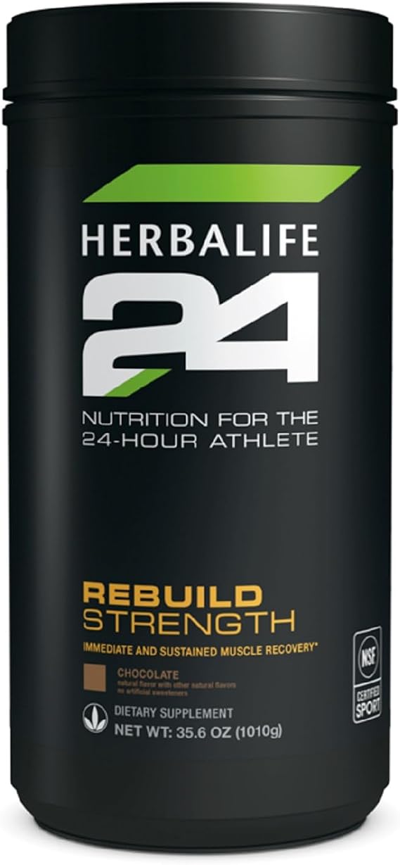Herbalife 24 Rebuild Strength, Chocolate, 35.6oz(1010g)