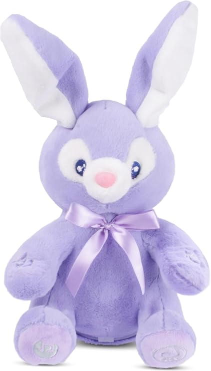 Dimple Bella Peek a Boo Bunny Stuffed Animal, Interactive Bunny Plush