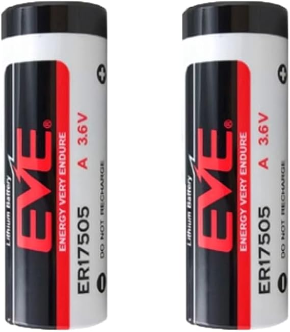 (Pack of 2) 3.6V 3600mAh A Size Lithium Battery for EVE ER17505 Battery Non Rechargeable