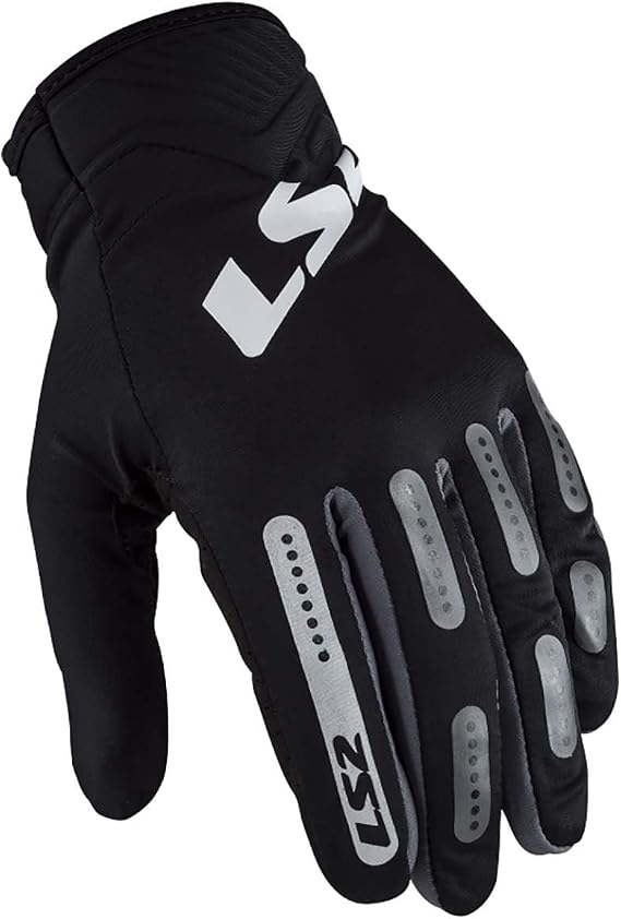 LS2 Helmets Bend Motocross Glove (Black - X-Large)