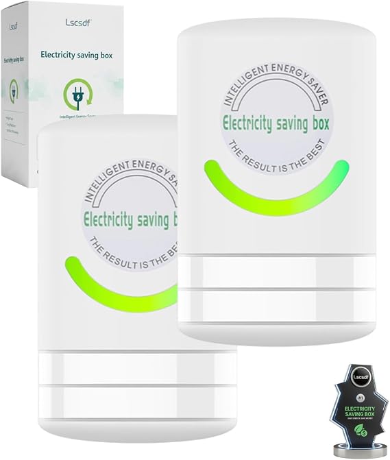Power Plug Pro Electricity Saving Box, 2026 New Power Factor Saver Plug in, Energy Savings Device with Voltage Optimization, Automatic Stable Voltage Regulator for Home Office (Style A-2PCS)