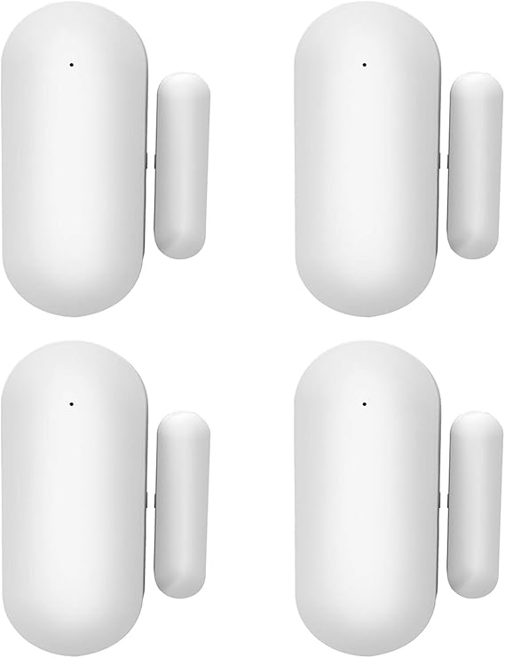 Smart WiFi Door Window Sensor Alarm, Contact Wireless Door Window Magnetic Entry Detector Sensor, Wireless Sensor Door Window Burglar Alarm, Tuya APP for Home Security