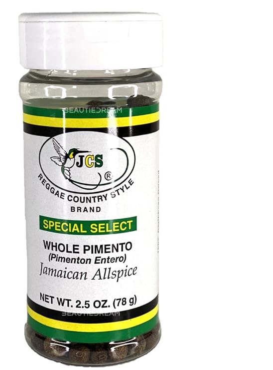 Whole Pimento Jamaican Allspice (Pimenton Entero) 2.5oz Bottle Sealed with ODatzGood (JCS Pack of 1)