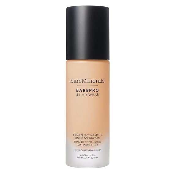 bareMinerals BAREPRO Matte Liquid Foundation, SPF 20, Light 21N, 1 oz
