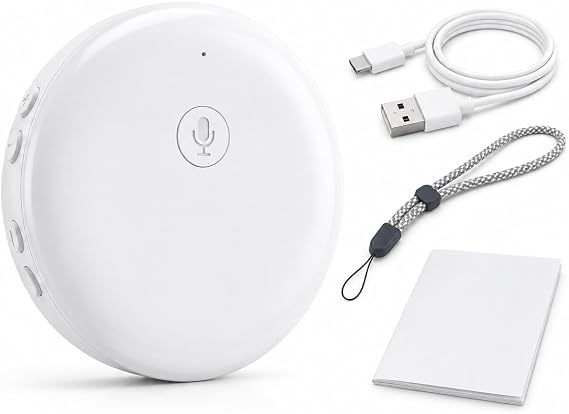 AI Language Translator Device, 165 Languages, White