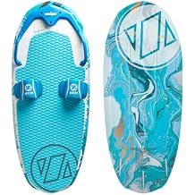 ZUP DOMORE All-Purpose Water Sports Board with Pre-Drilled Foil Mount Hole, Advanced Trainer for Wakeboarding, Kneeboarding, and Water Skiing, 59" x 25" x 4"