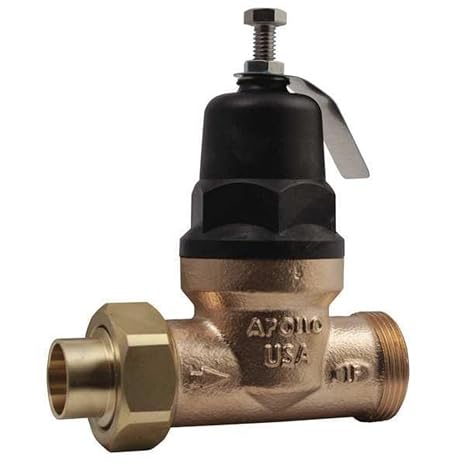 Apollo Valves Water Pressure Reducing Valve,1/2 In. 36ELF11301S - 1 Each
