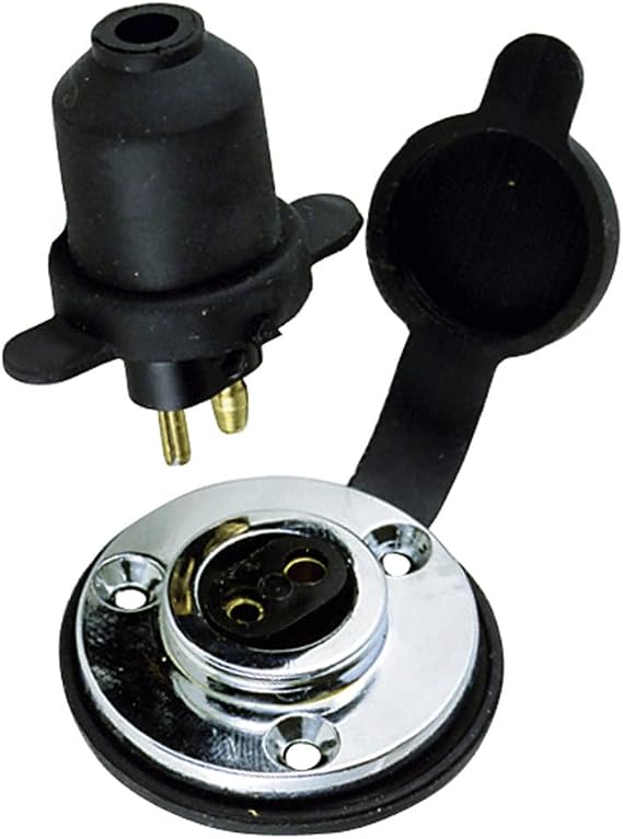 Perko 1189DP0CHR Watertight Deck Connection - Chrome Plated Brass