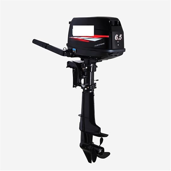 Boat Engine 4Stroke 4/6/ 6.5/ 7horsepower, Unique Design Outboard Motor, Fishing Boat Engine Portable Design(6hp)