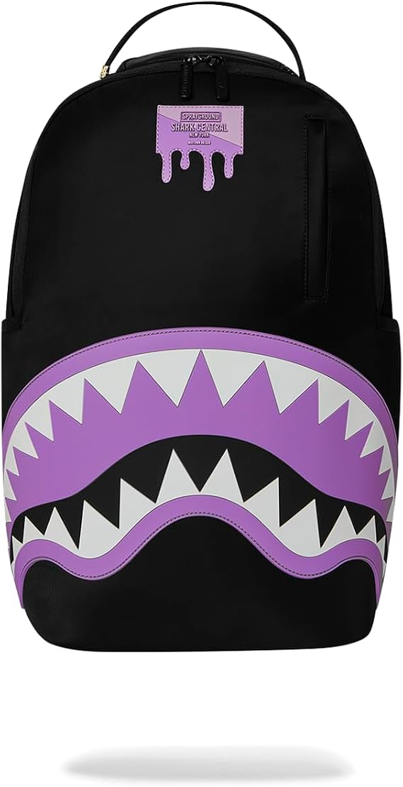 Sprayground SHARK CENTRAL PASSPORT (PURPLE) BACKPACK