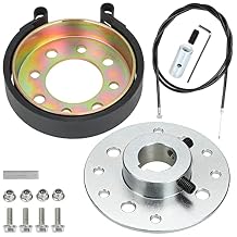 GREHUA 4" Go Kart Rear Drum Brake Band & Steel Sprocket Hub w/Cable Pin Kit 1" Bore 1/4" Keyway for Manco 1492 Azusa 2562 Predator 212cc 196cc 6.5hp Dune Buggies Drift Trike Heavy Duty Cart Parts