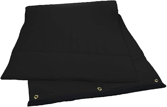 Audimute isole Sound Barrier and Absorption Sheet | MLV Sound Blocker - Block Noise | Soundproofing Sheet - Blanket Alternative - Reduce Noise - Acoustic Foam Replacement | (Black)