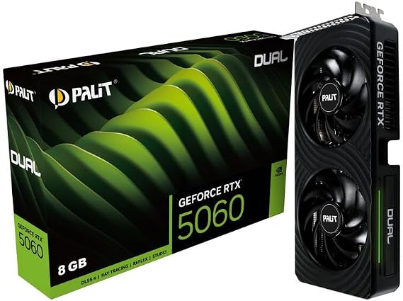 Palit RTX 5060 Dual 8GB / NE75060019P1-GB2063D / Graphics Board