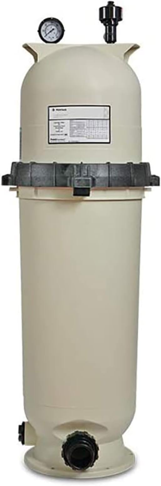 Pentair 160301 Clean & Clear Plus Fiberglass Reinforced Polypropylene Tank Cartridge Pool Filter, 420 Square Feet, 150 GPM (Residential)