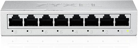 Zyxel 8 Port Network Ethernet Switch | Unmanaged Gigabit | GS-108BV5