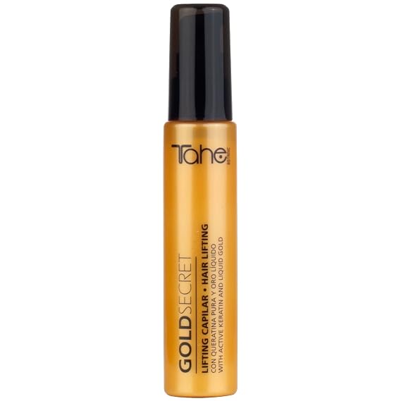 Tahe Gold Secret Lifting Hair Serum With Active Keratin and Liquid Gold, 50ml