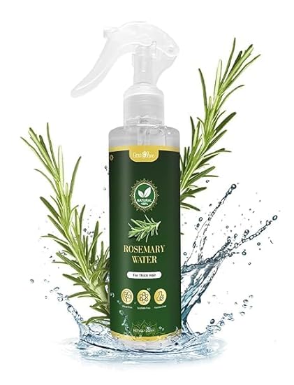 Rosemary Water Spray for Hair Growth | 100% Natural Rosemary Hair Spray | Scalp Revitalizer | Promotes Hair Growth, Reduces Hair Fall, Adds Shine | 200ml