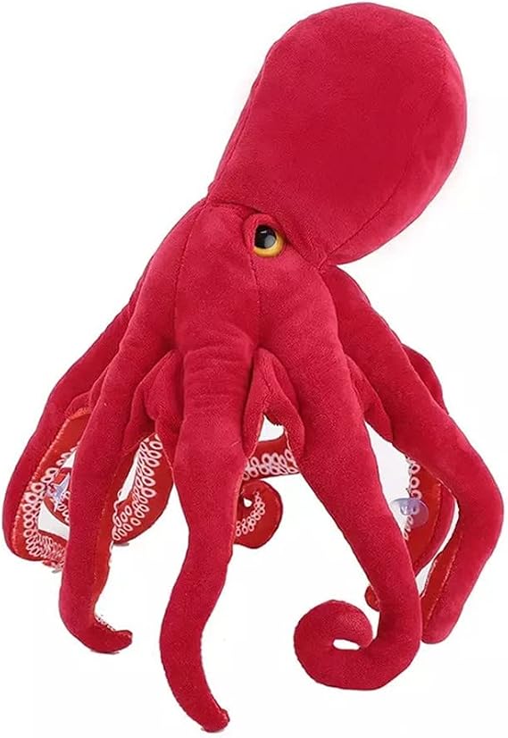 Redsimulation Octopus Plush Toy, Soft Fish Cushion Pillow Octopus Plush Toy, Underwater Squid Doll Pillow Family Decoration Gift Children Plush Animal Toys (18inch)