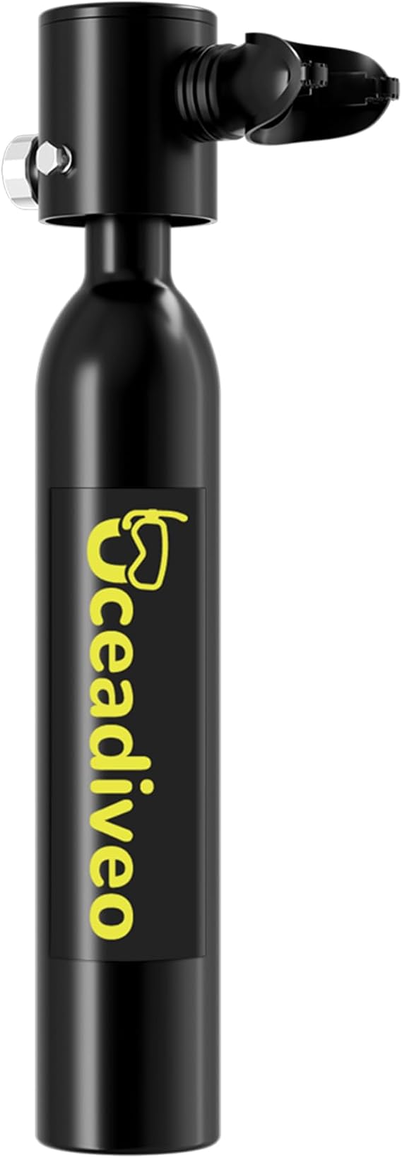 Mini Scuba Tank 0.5L for Underwater Breathing Training | DOT Certified 0.5L aluminum tank meets safety standards, ideal for recreational snorkeling and diving use