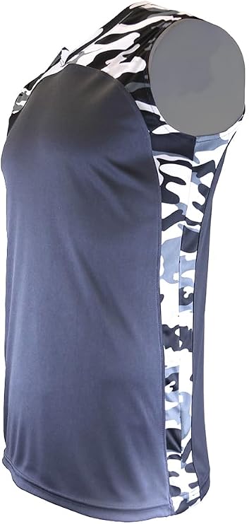 Epic Boy's Single Layer Camo Basketball Jersey