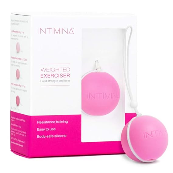 INTIMINA Laselle Exerciser 38g - Medium Weighted Kegel Weights - Kegel Balls for Women
