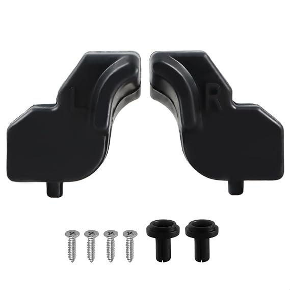 EVRBUL Upgraded Left&Right Side Tailgate Rubber Bumper Cushions Tailgate Stopper Limiter Cushions with 4 Metal Bolts Compatible with Ford F-150 2015-2020 Replace#:FL3Z-99439A00-A FL3Z-99439A00-B