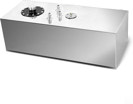 DNA MOTORING 15 Gallons Aluminum Top-Feed Fuel Cell Gas Tank 30" (L) x 9" (W) x 12" (H),ALU-FT-B-TF-15G