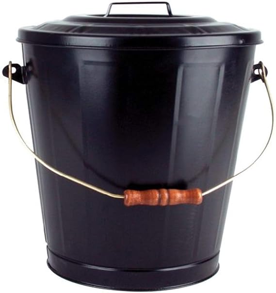 UniFlame, C-1709, Black Ash Bin with Lid