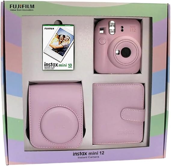 Fujifilm Instax Mini 12 Camera Bundle Box (PINK)