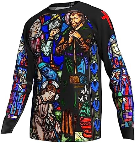 Mx Jersey Church Motocross Clothes MTB Mountain Bike Shirt Long Sleeve Jesus Jacket Christ God T-Shirt Downhill Top