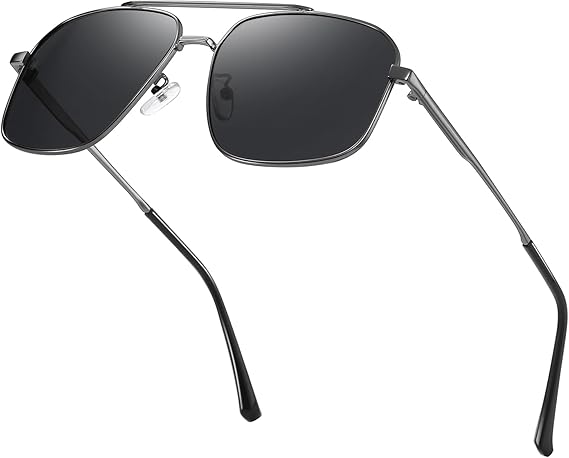 XXL Oversized Polarized Aviator Sunglasses for Big Heads Men - Extra Large Wide Frame 158mm with UV400 Protection
