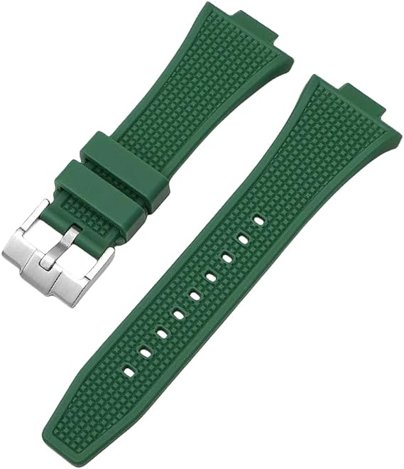 Replacement Wrist Bands Compatible with Tissot PRX Powermatic 12mm, Adjustable Soft Silicone Wrist Strap for PRX 12mm for Men and Women