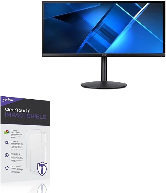 BoxWave Screen Protector Compatible with Acer CB2 (CB292CU) - ClearTouch ImpactShield (2-Pack), Impenetrable Screen Protector Flexible Film