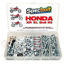 150pc Specbolt Brand Bolt Kit for Maintenance Dirtbike Fasteners fits: Honda XR50 XR80 XR100 XR185 XR200 XR250 XR400 XR500 XR600 XR650 and XR XL Models 50 80 100 185 200 250 400 500 600 650