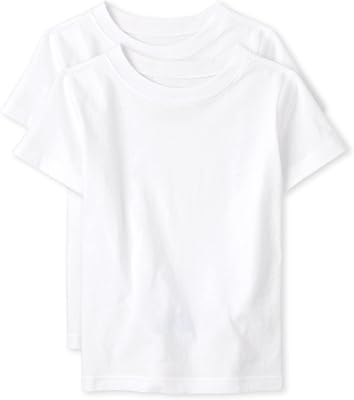 The Childrens Place Boys Short Sleeve UndershirtUndershirt
