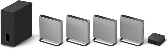 Sony BRAVIA Theater Quad Home Theater Surround Sound System (HT-A9M2) with Sub 8 Wireless Subwoofer (SA-SW8) Bundle