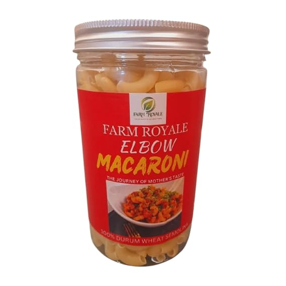 Farm Royale Elbow Macaroni Pasta 250 gm | Made from 100% Durum Wheat