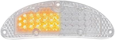 Clear for Chevy for Bel Air BaseBeauvilleNomad 1955 for 2-10 Series BaseDel Ray 1955 Parking Light Left Right 111037