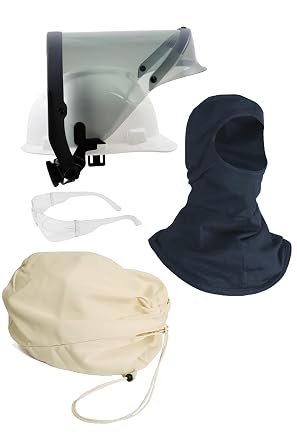Enespro PureView 12 Cal Head Protection Kit, Highly Transparent, Polycarbonate, One Size, Translucent, KITHP12PV
