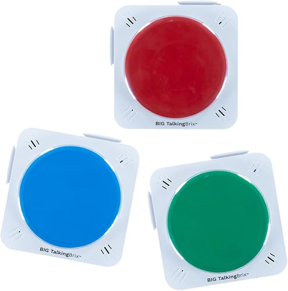 Ablenet Big TalkingBrix - Multi-Message Speech Generating Device - Multi-Message Communicator for Non-Verbal People - Product Number: 10000050