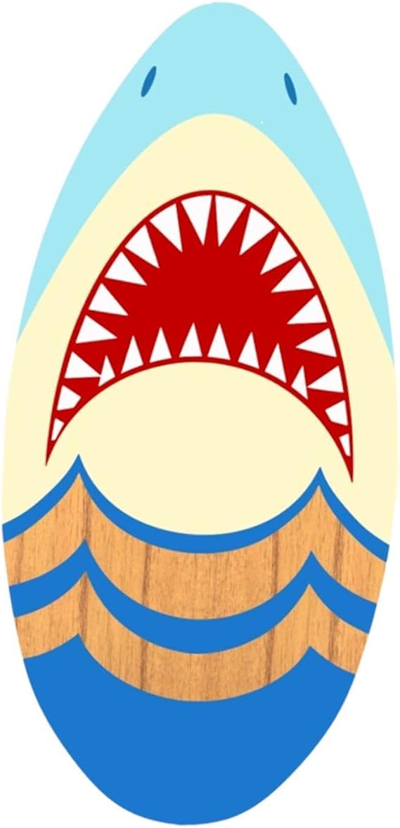 Perfeclan Skimboard Beach Sand Board Water Sports Wooden Skim Board Small Surfboard for Universal Teenagers Adults Men Women Beginners