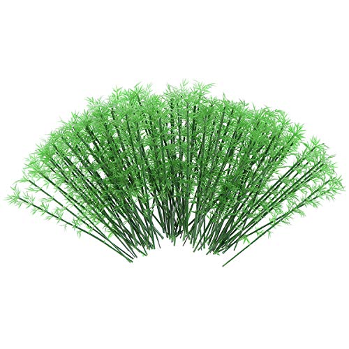 NUOLUX 100pcs Model Bamboo Trees 1:75 12cm Plastic Bamboo Trees Model Train Scenery Landscape Scale1