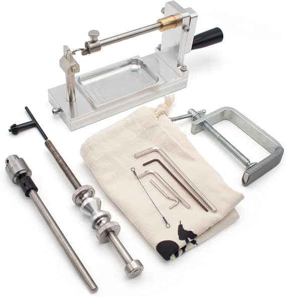 Wire Bending & Coiling Tool, for Slow Pitch Jig Making, Fly Tying, Fishing Bait Crafting & Reel Spool Winding, DIY Fishing Tackle Kit