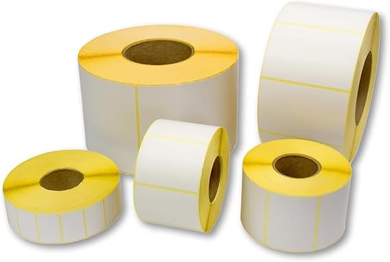 60x60 mm Termal Etiket, Barkod/Adres/Kargo Termal Etiketleri, Zebra ve Diğer Yazıcılarla Uyumlu