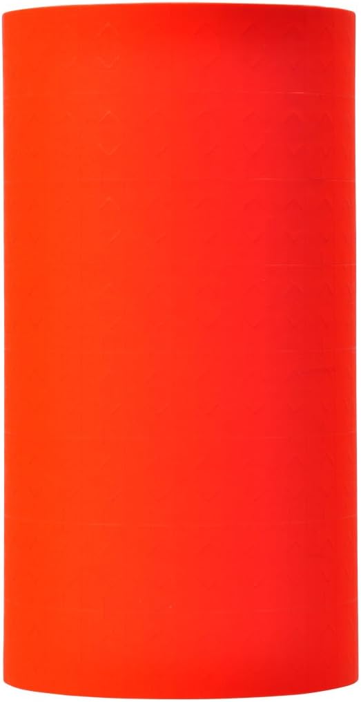 Fluorescent Red Pricing Labels to fit Monarch 1131 Pricers. 8 Rolls with 1 Free Ink Roller.