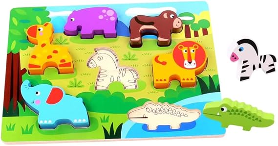 Tooky Toy Animal Chunky Puzzle
