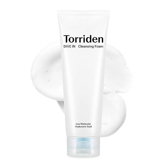 Torriden DIVE IN Cleansing Foam Face Wash 150ml (5.07 fl.oz.) | Hydrating Daily Facial Cleanser for All and Sensitive Skin | Hyaluronic Acid, Panthenol, Allantoin