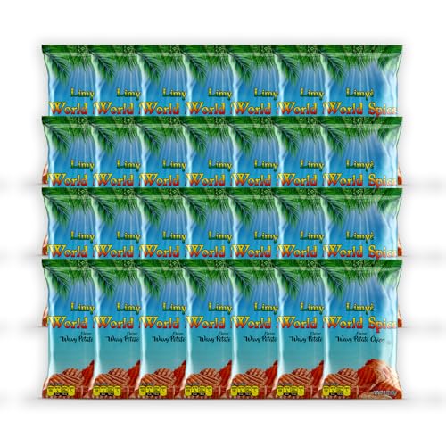 Limye Potato Chips, World Spice Flavor, Kosher Certified, Allergen Free, Non-GMO, Gluten-free, Vegan potato chips, 3 Oz 24Pack