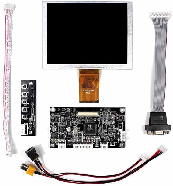 5" ZJ050NA-08C 5 inch 640X480 LCD Screen Work with HD-MI LCD Controller Driver Board VS-TY2660H-V1 (AT050TN22 Replacement Panel)
