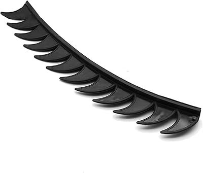 Rubber for Scootor Dirt Bike Motocross Bikes Helmet Mohawks Spikes Motorcycle Helmets Mohawk-Sticker 6 Color Reflective